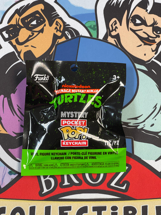 Mystery Funko Pocket Pop! Keychain: Teenage Mutant Ninja Turtles- Vinyl Figure Keychain (Mystery Blind Bag-Chosen at Random)