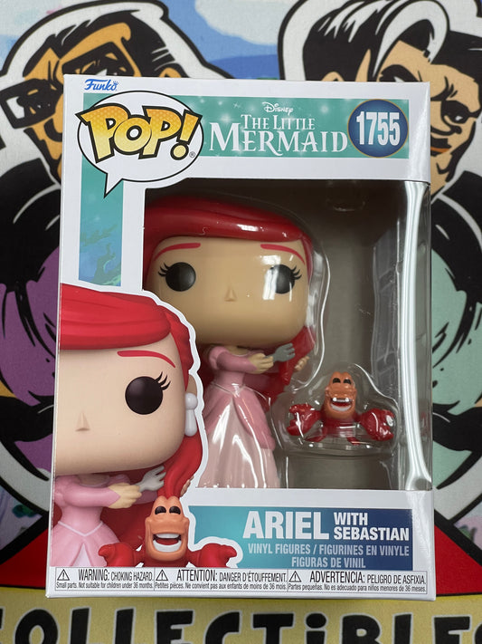 Ariel with Sebastian (The Little Mermaid)- Funko Pop! #1755 (NEW)