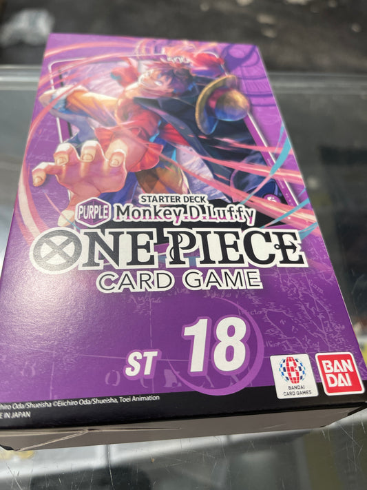 One Piece Card Game- Purple Monkey.D.Luffy Starter Deck (ST-18)(English)