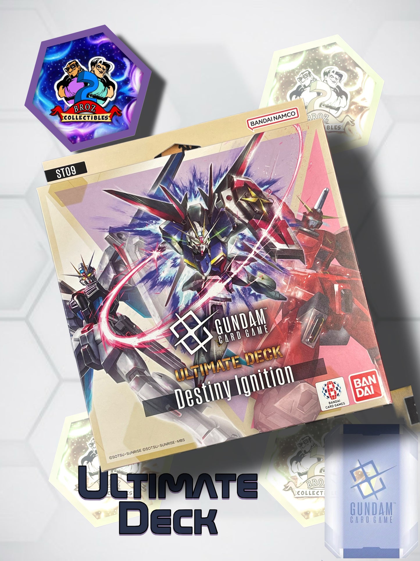 Gundam Card Game- Destiny Ignition Ultimate Deck (ST09)(English)(Sealed- Box Not Mint)