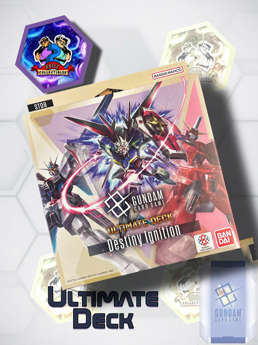 Gundam Card Game- Destiny Ignition Ultimate Deck (ST09)(English)(Sealed- Box Not Mint)