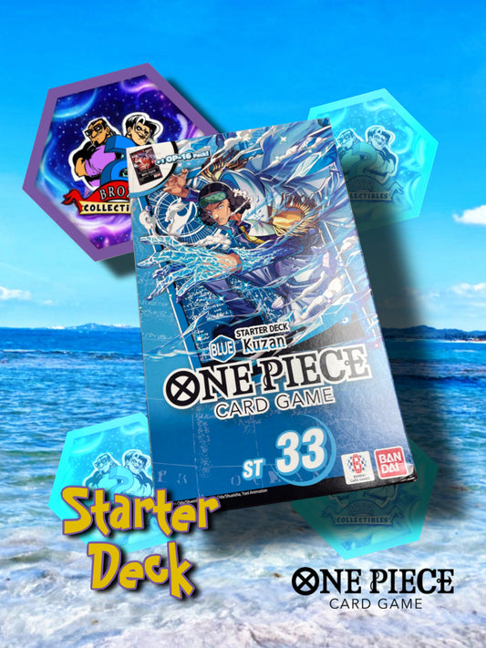 One Piece Card Game- Blue Kuzan Starter Deck  (ST-33)(English)