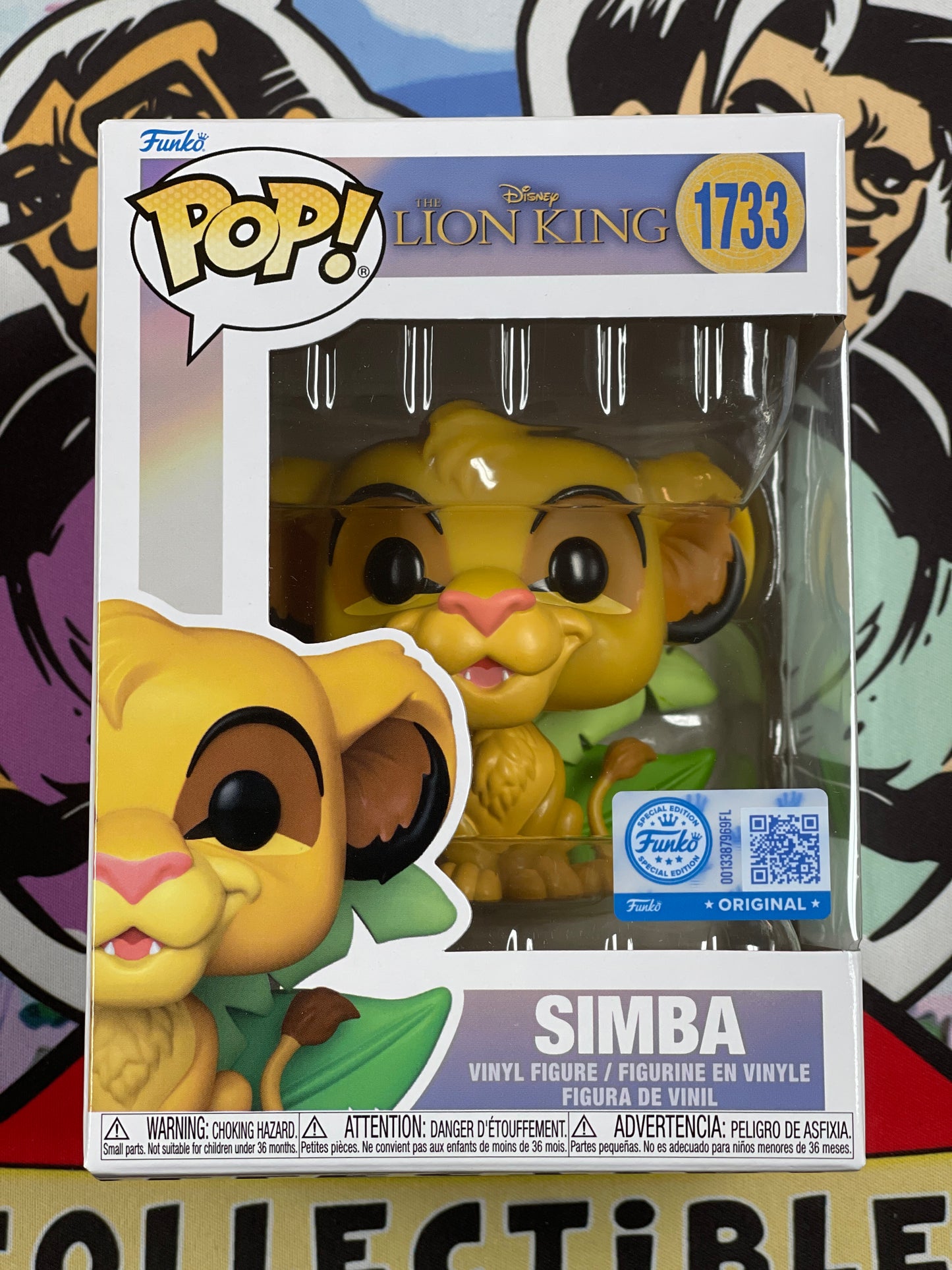 Simba (Lion King)- Funko Pop! 1733 (NEW)