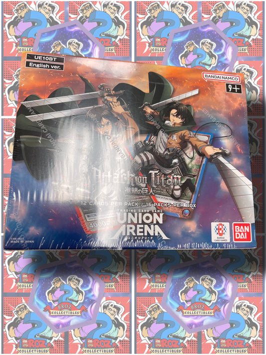 Union Arena TCG- Attack on Titan Booster Box (UE10BT)(English)