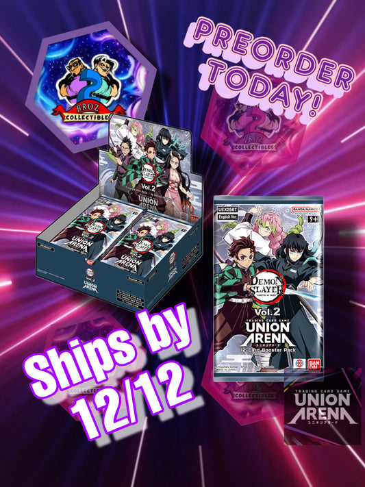 *Pre-Sale* Union Arena TCG- Demon Slayer: Kimetsu no Yaiba Vol.2 Booster Box (UEX05BT)(English)