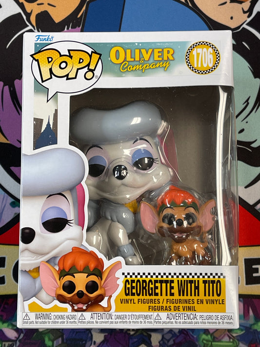 Georgette with Tito (Oliver & Company)- Funko Pop! #1706 (NEW)