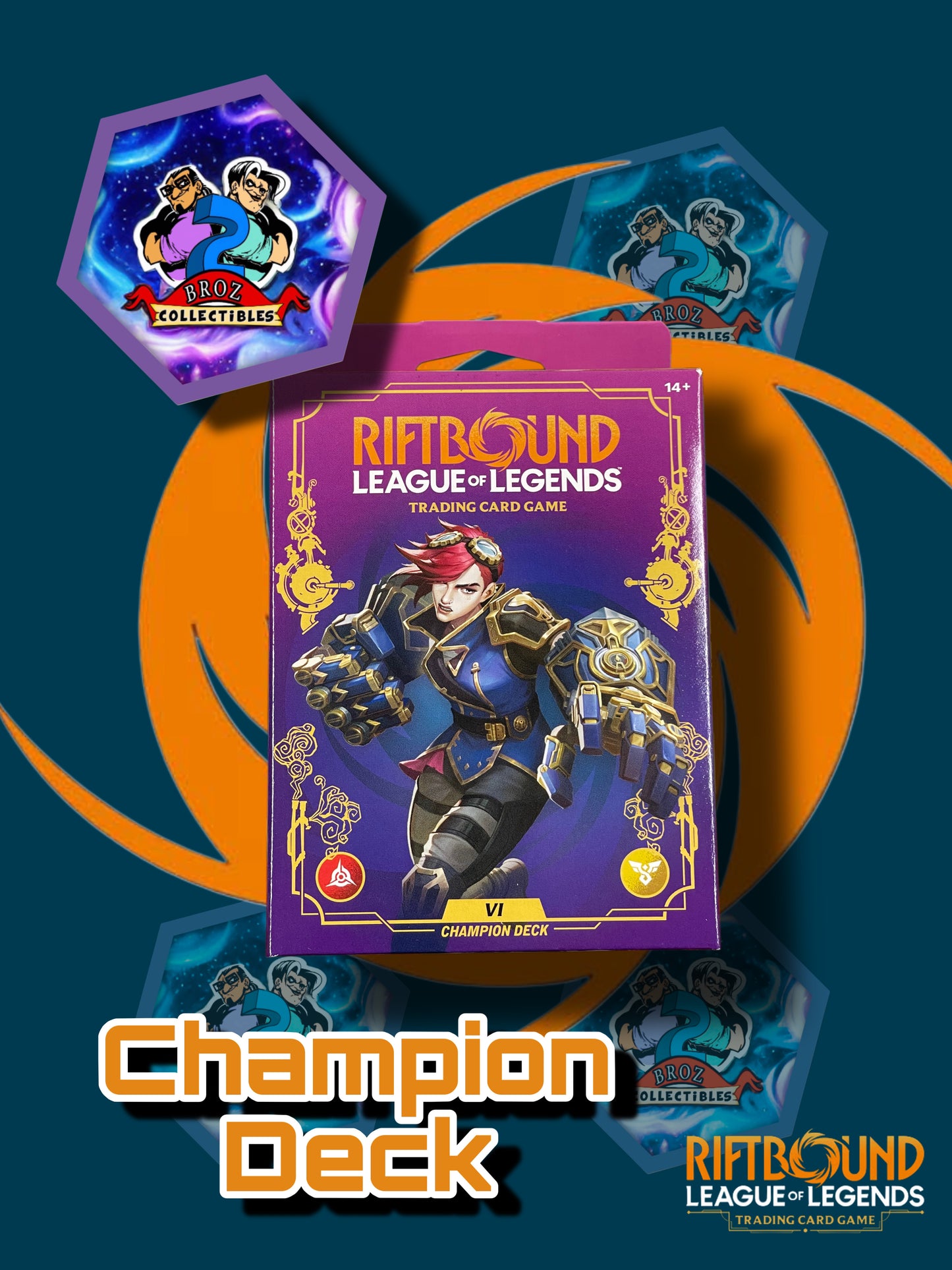 Riftbound: League of Legends Trading Card Game- Vi Champion Deck (English)