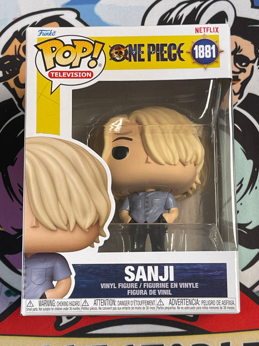 Sanji (Netflix One Piece)- Funko Pop! #1881 (Box Damage/Shelf Wear)(NEW)