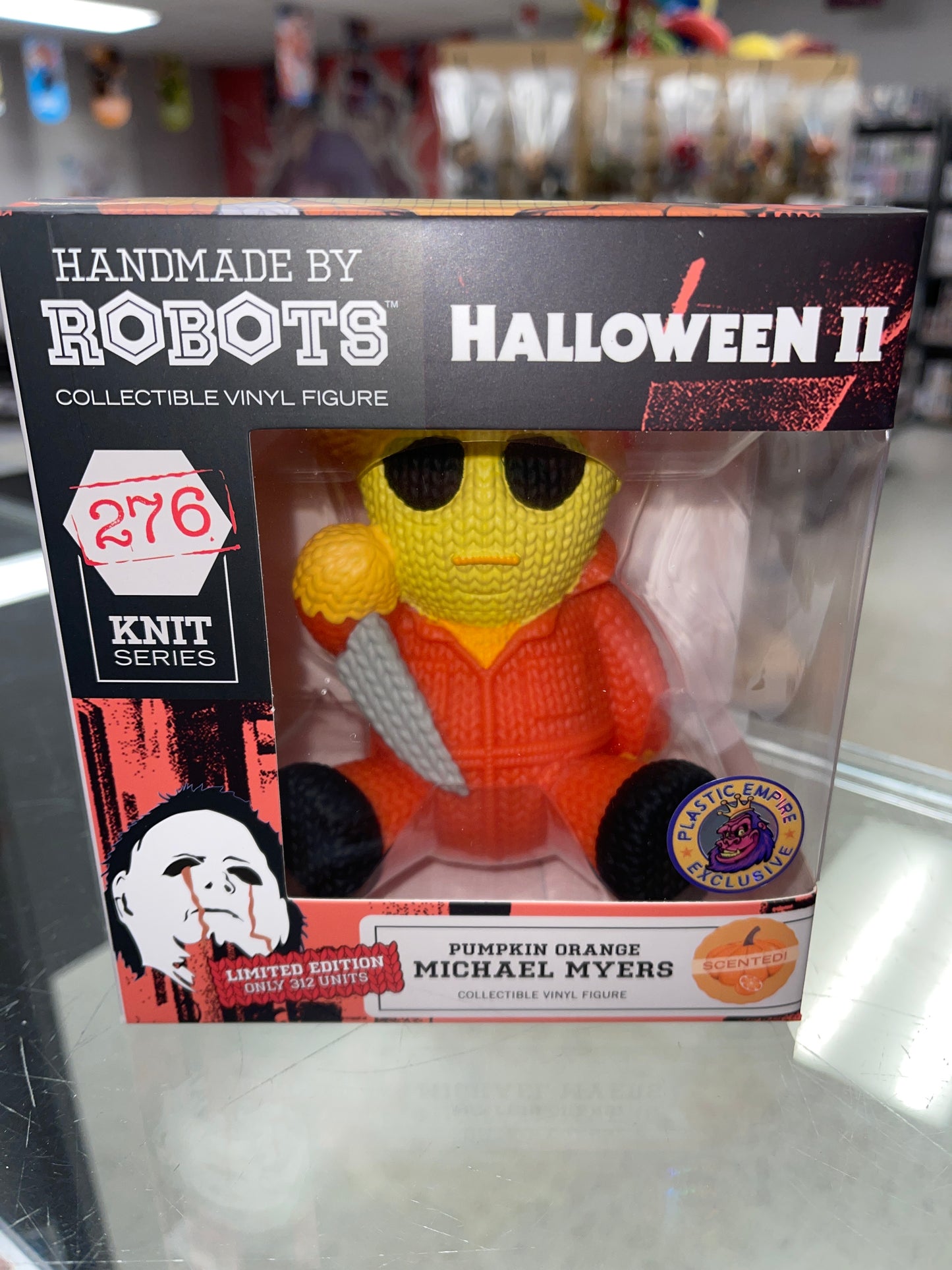 Pumpkin Orange Michael Myers (Halloween II) - Handmade by Robots #276 (Plastic Empire Exclusive- Limited 312 Pieces)(Scented)