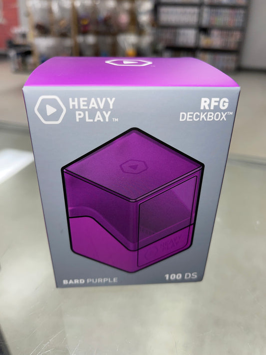 Heavy Play- RFG Deckbox 100DS- Bard Purple