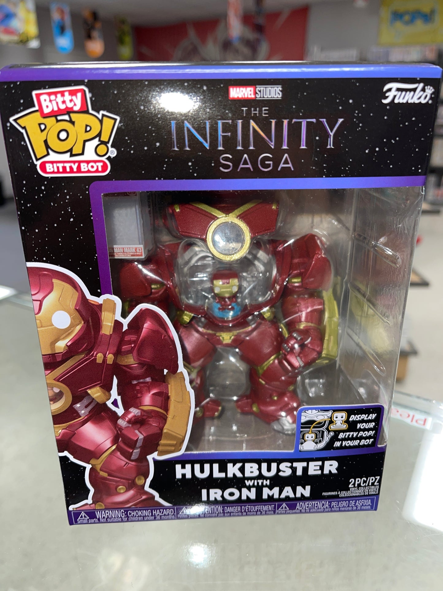 Hulkbuster with Iron Man (Marvel)- Funko Bitty Pop! Bitty Bot