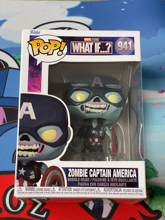 Zombie Captain America (Marvel: What If?)- Funko Pop! #941