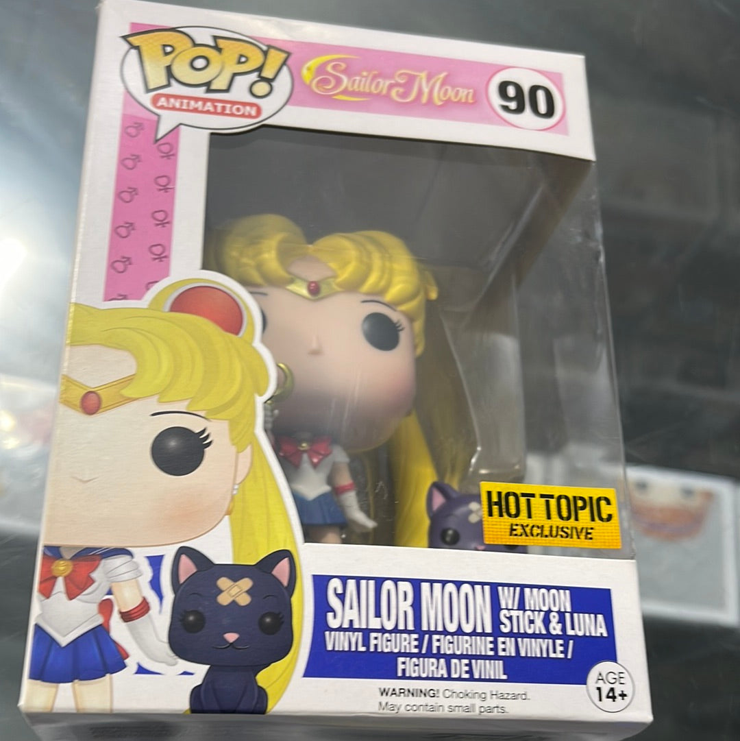 Sailor Moon w/Moon Stick - Pop! #90