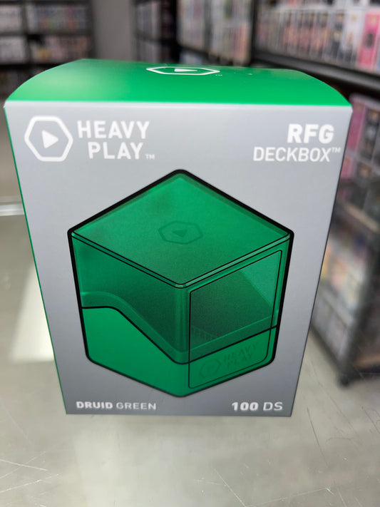 Heavy Play- RFG Deckbox 100DS- Druid Green