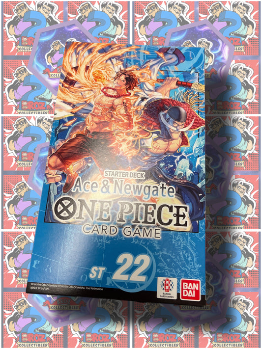One Piece Card Game- Blue Ace & Newgate Starter Deck (ST-22)(English)