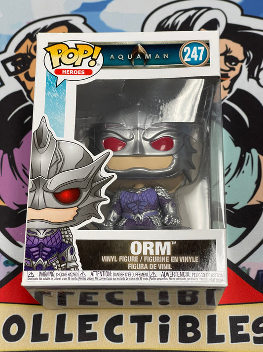 Orm (Aquaman)- Funko Pop! #247 (Box Damage/Shelf Wear)