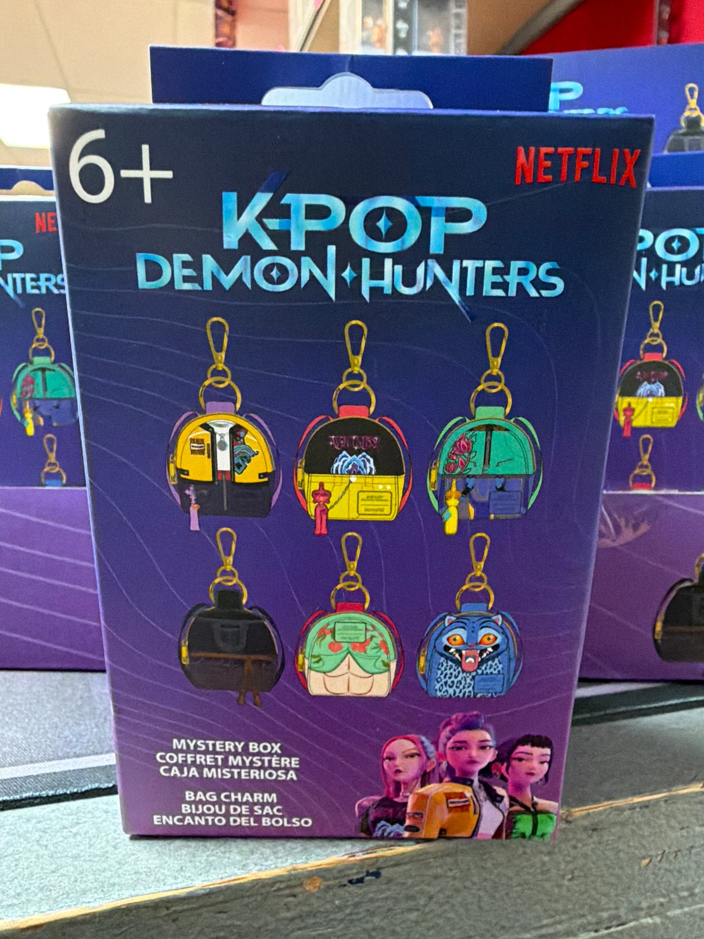 Loungefly: KPop Demon Hunters - Mini Bag Charm (Mystery Blind Box- Chosen at Random)