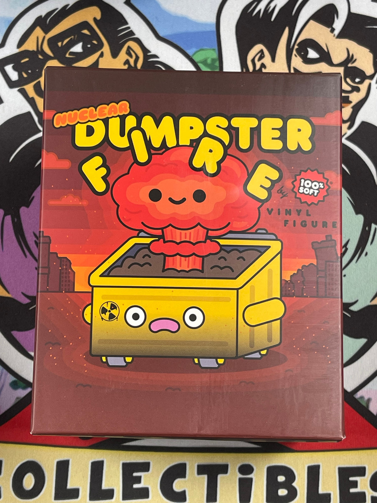 Nuclear Dumpster Fire (Radioactive Red)- 100% Soft Vinyl Figure (Entertainment Earth Exclusive- 500PCS)