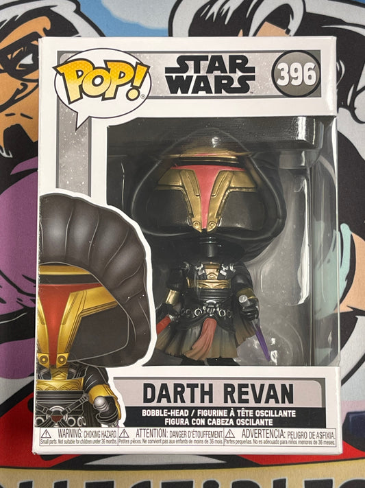Darth Revan (Star Wars)- Funko Pop! #396 (GameStop Exclusive- Missing Sticker)