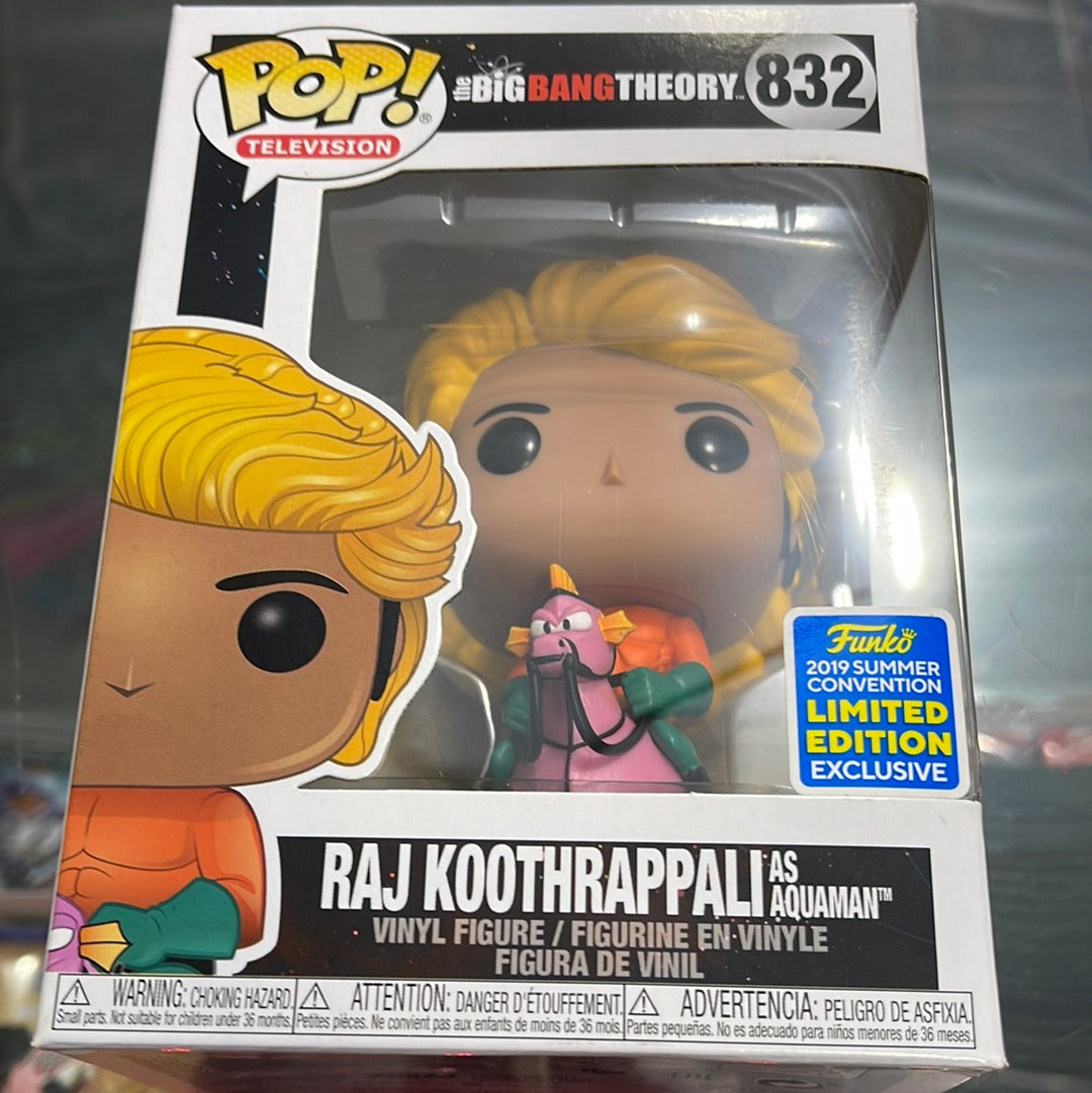 Raj Koothrappali as Aquaman- Pop! #832