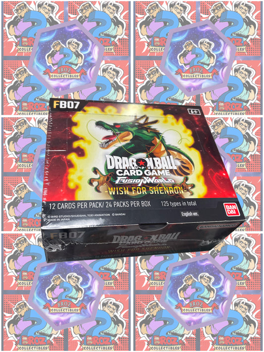 Dragonball Super Card Game: Fusion World- Wish For Shenron Booster Box (FB-07)(English)