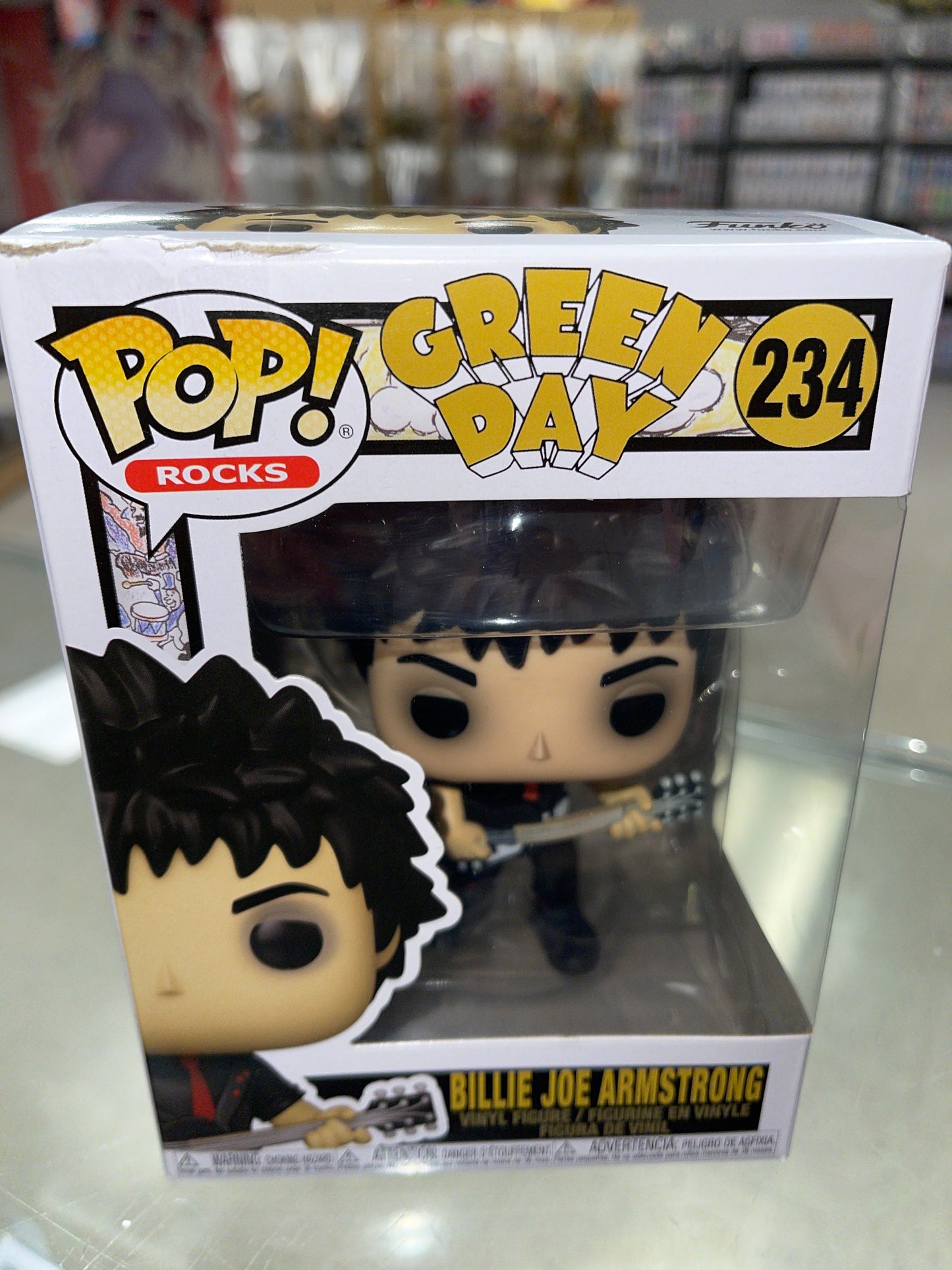Billie Joe Armstrong (Green Day)- Funko Pop! #234 (Torn Box)