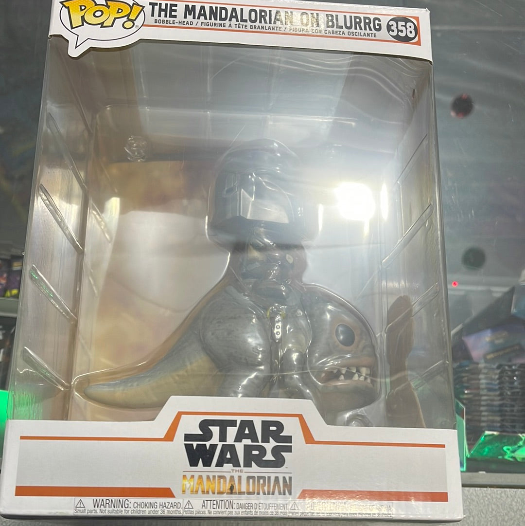 The Mandalorian on Blurrg (Star Wars)- Funko Pop! #358