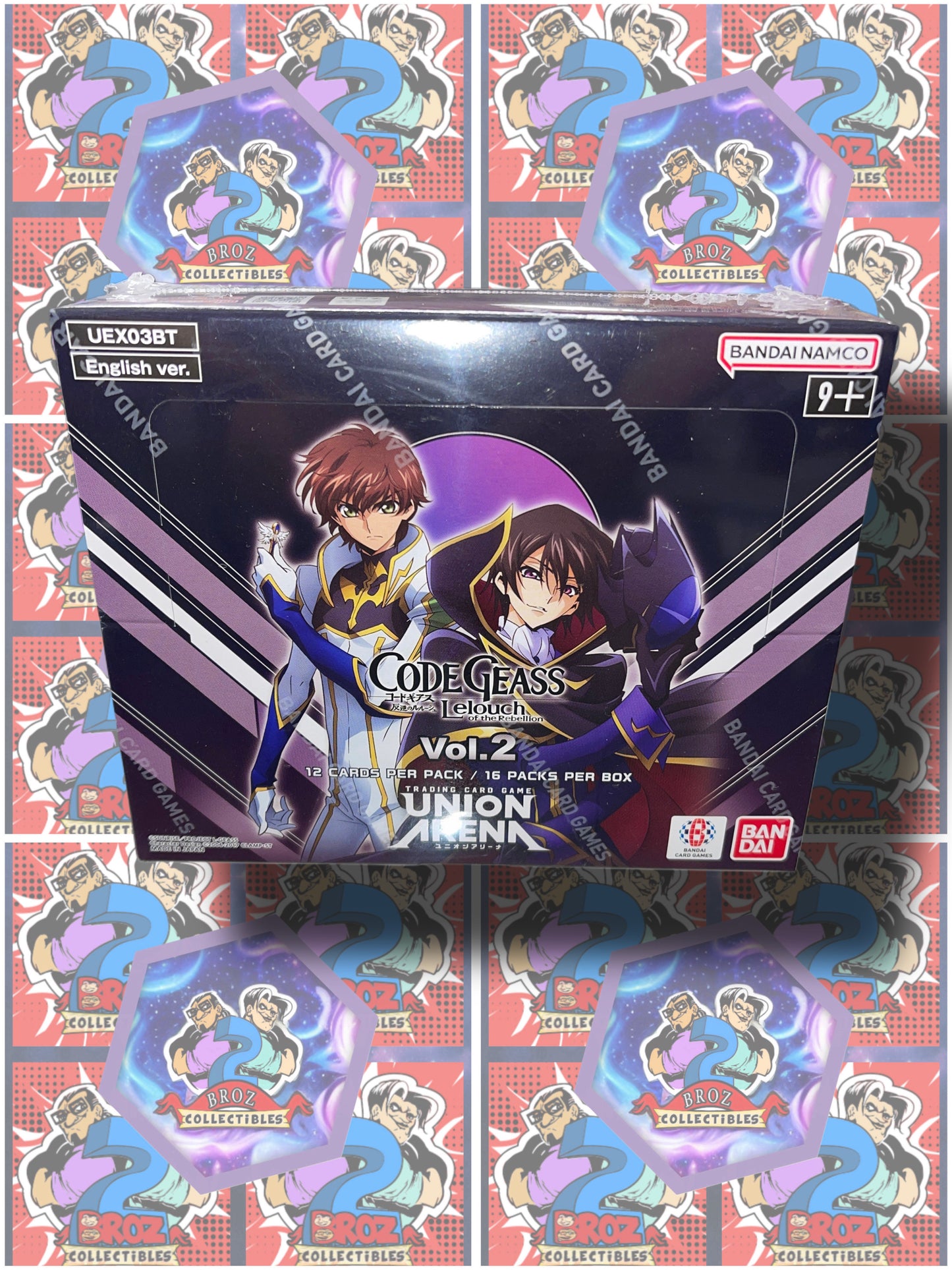 Union Arena TCG- Code Geass- Lelouch of the Rebellion Vol.2  Booster Box (UEX03BT)(English)