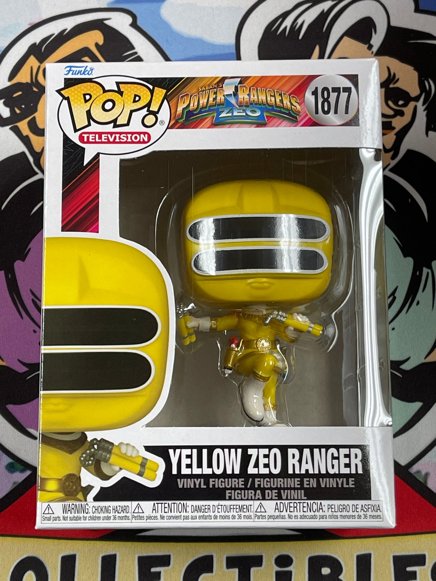 Yellow Zeo Ranger (Power Rangers Zeo)- Funko Pop! #1877 (NEW)