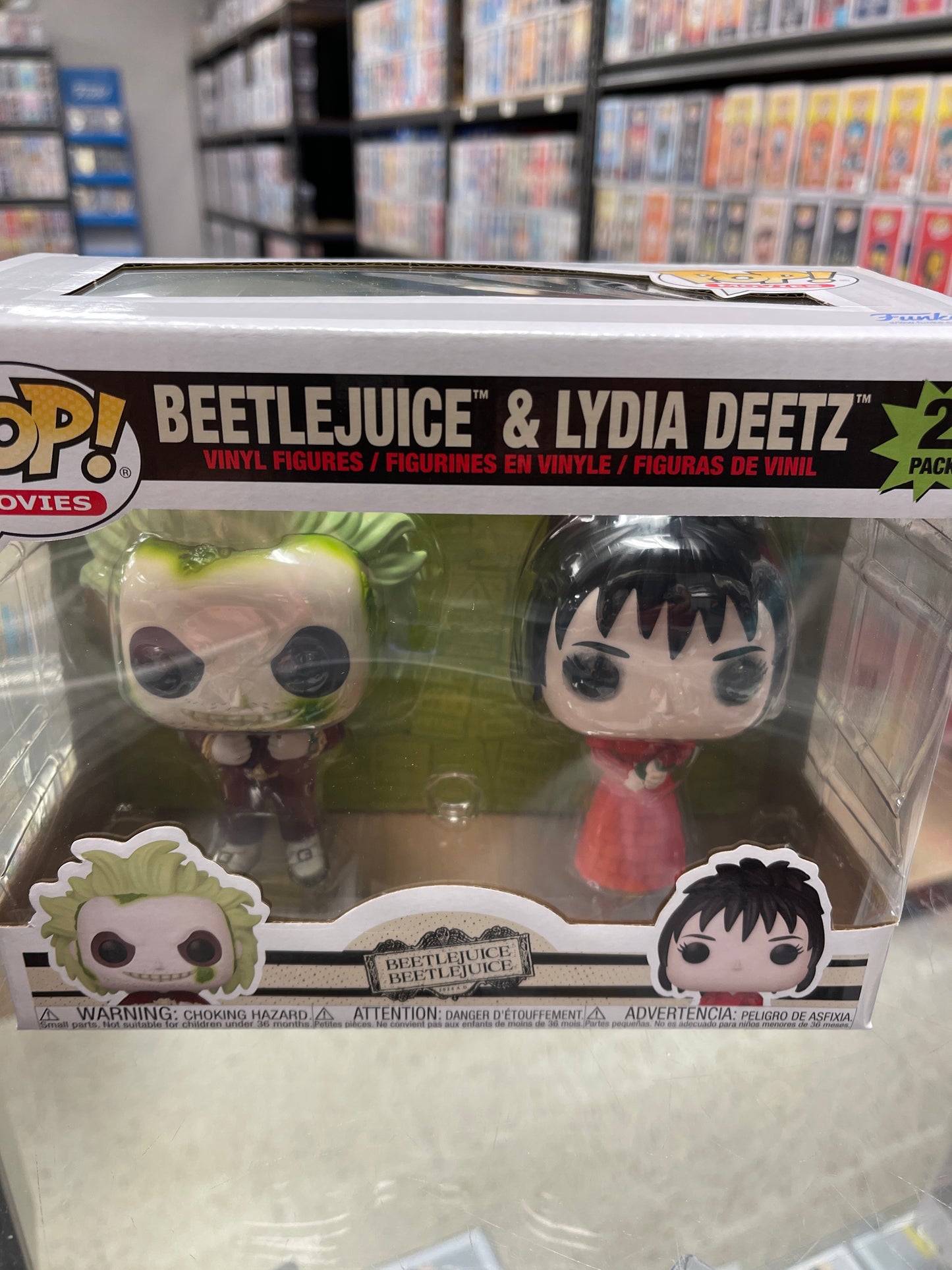 Beetlejuice & Lydia Deetz -Funko Pop! 2-Pack