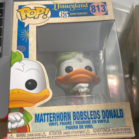 Matterhorn Bobsleds Donald- Pop! #813