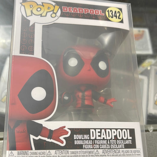 Bowling Deadpool (Marvel)- Funko Pop! #1342 (Shelf Wear)