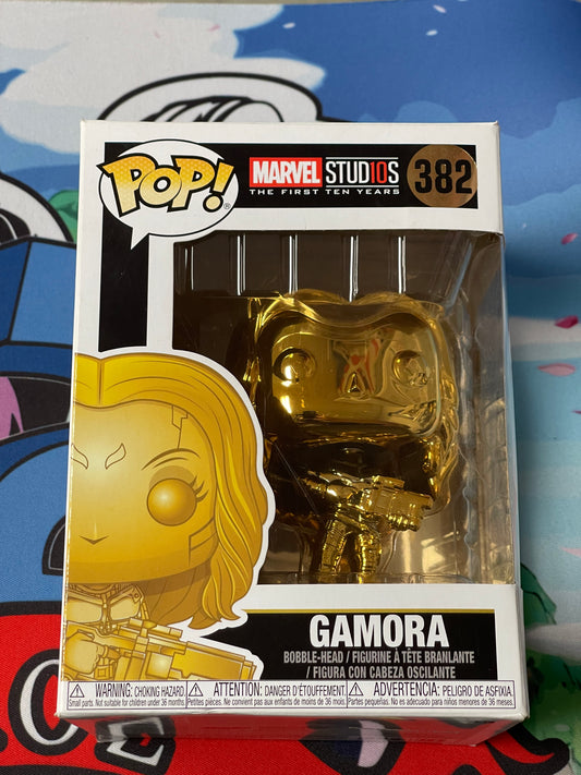 Gamora (Marvel Studios: First Ten Years)- Funko Pop! #382 (Box Damage/Shelf Wear)