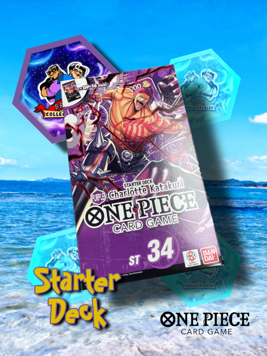 One Piece Card Game- Purple Charlotte Katakuri Starter Deck  (ST-34)(English)