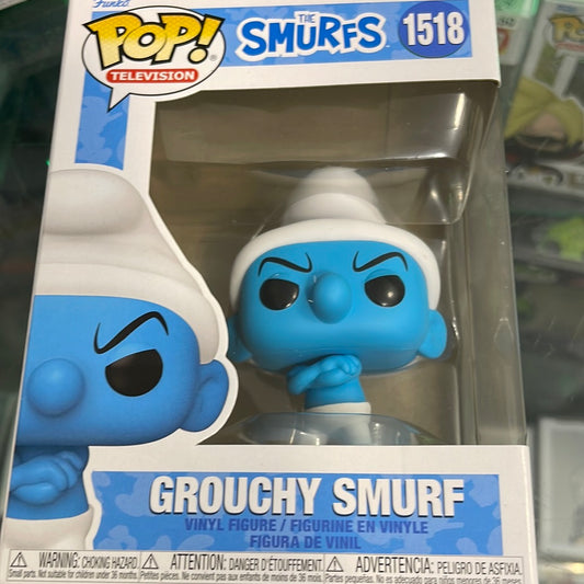 Grouchy Smurf (The Smurfs)-Funko Pop! #1518