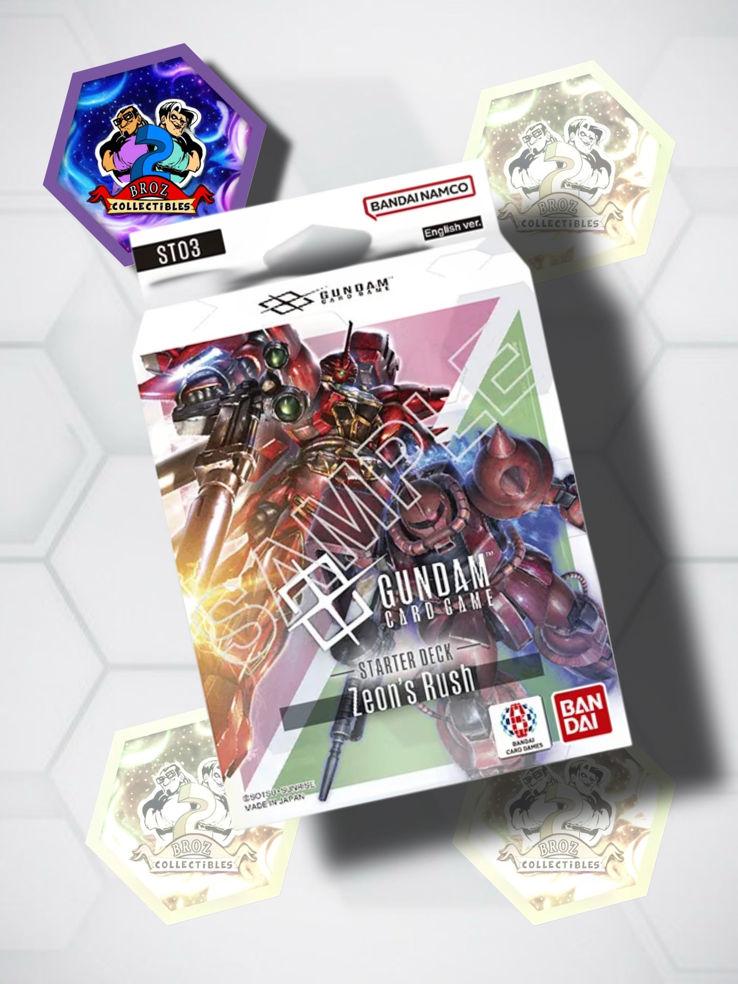 Gundam Card Game- Zeon’s Rush Starter Deck (ST03)(English)