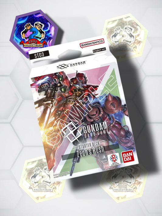 Gundam Card Game- Zeon’s Rush Starter Deck (ST03)(English)