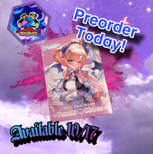 *Pre-Order* Hololive Official Card Game- Start Deck- Purple Yuzuki Choco (English)