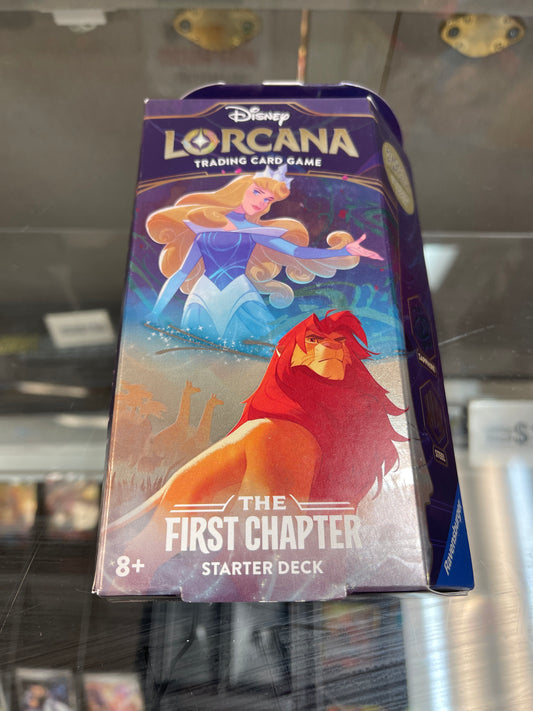 Lorcana Trading Card Game- The First Chapter Starter Deck (Sapphire/Steel)