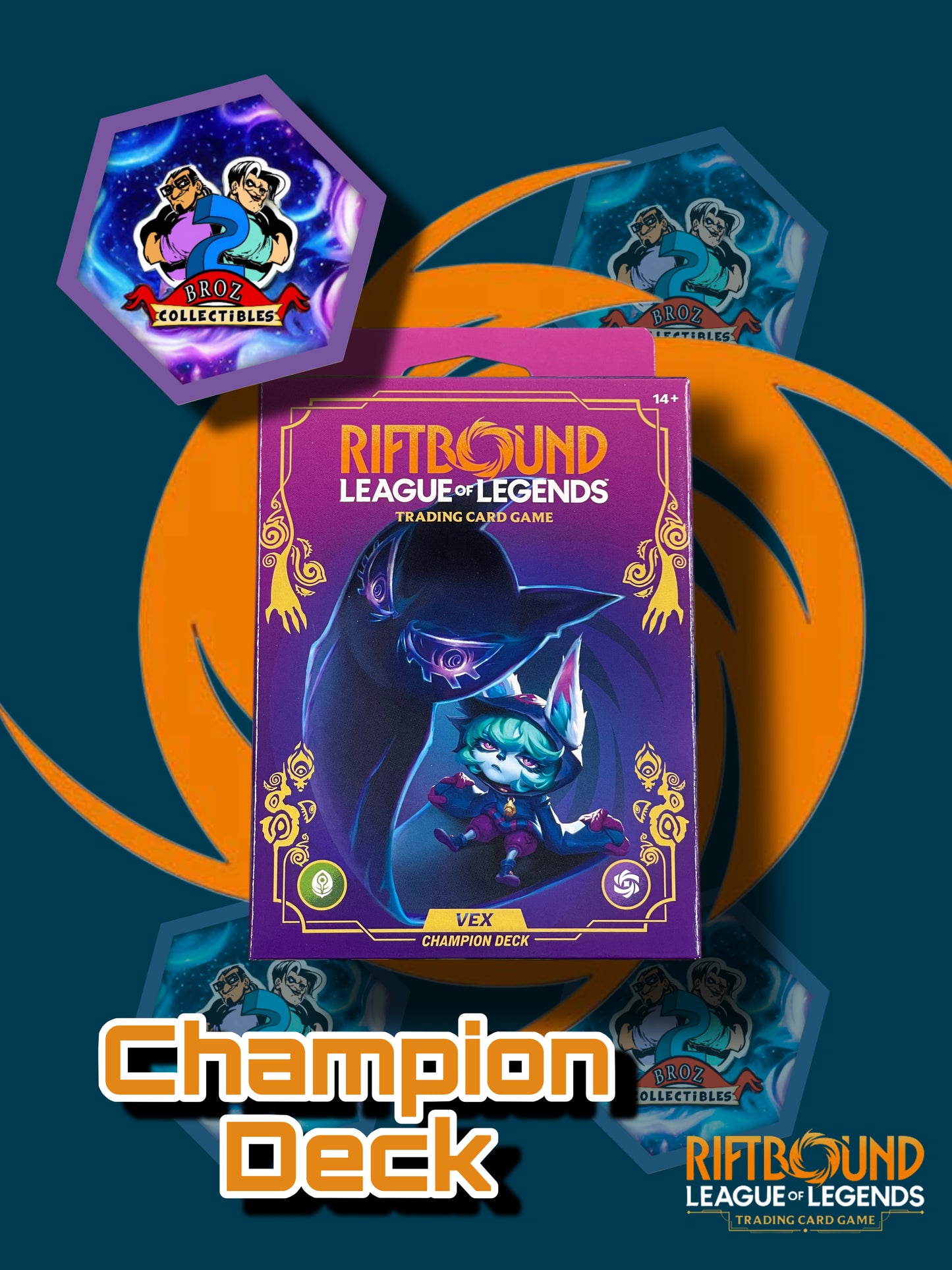 Riftbound: League of Legends Trading Card Game- Vex Champion Deck (English)