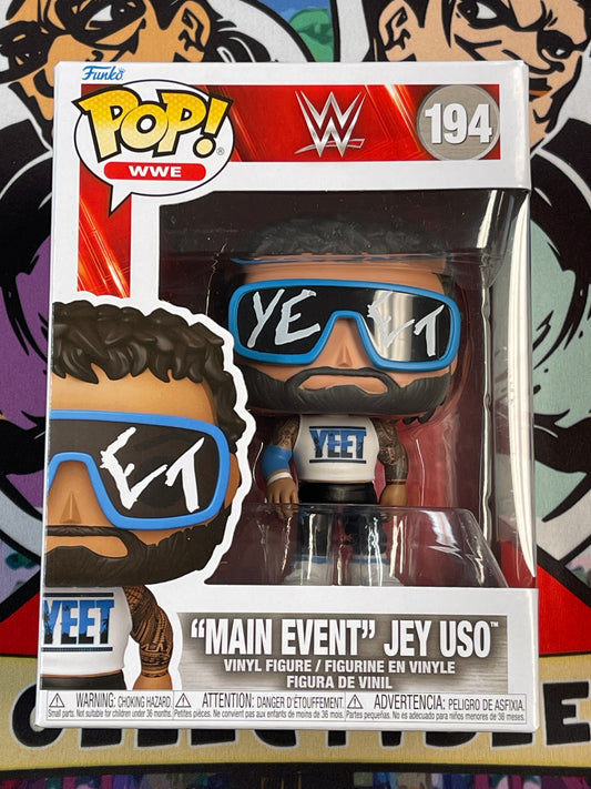 “Main Event” Jey Uso (WWE)- Funko Pop! #194 (NEW)