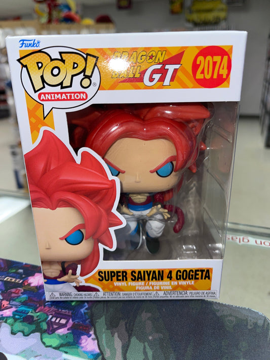 Super Saiyan 4 Gogeta (Dragonball GT)- Funko Pop! #2074 (Box Damage)
