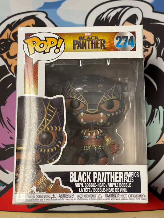 Black Panther [Warrior Falls](Black Panther)- Funko Pop! #274 (Box Damage/Shelf Wear)