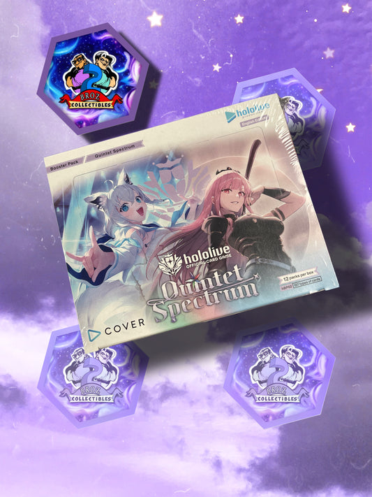 Hololive Official Card Game- Quintet Spectrum Booster Box (BP02)(English)