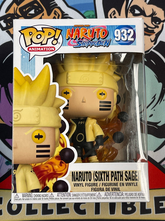 Naruto (Sixth Path Sage)(Naruto Shippuden)-Funko Pop! #932 (Box Damage/Shelf Wear)