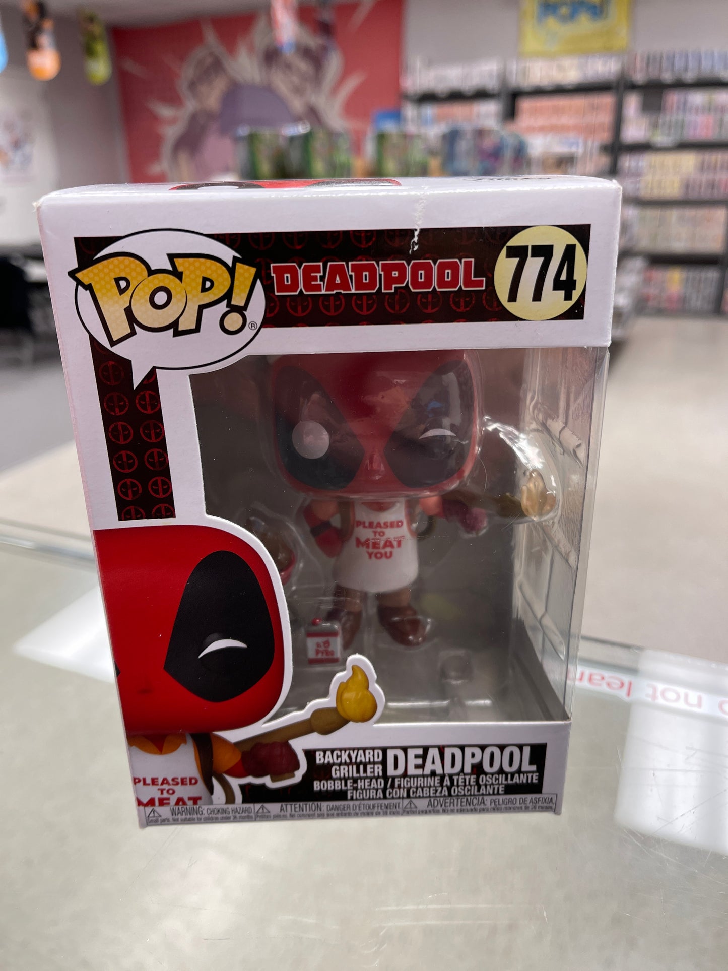 Backyard Griller Deadpool (Marvel)- Funko Pop! #774 (Box Damage/Shelf Wear)