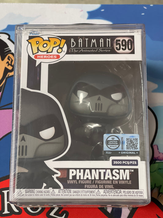 Phantasm (Batman: The Animated Series)- Funko Pop! #590 (Funko Limited Edition- Royalty- 3500 PCS) w/HardStack Protector