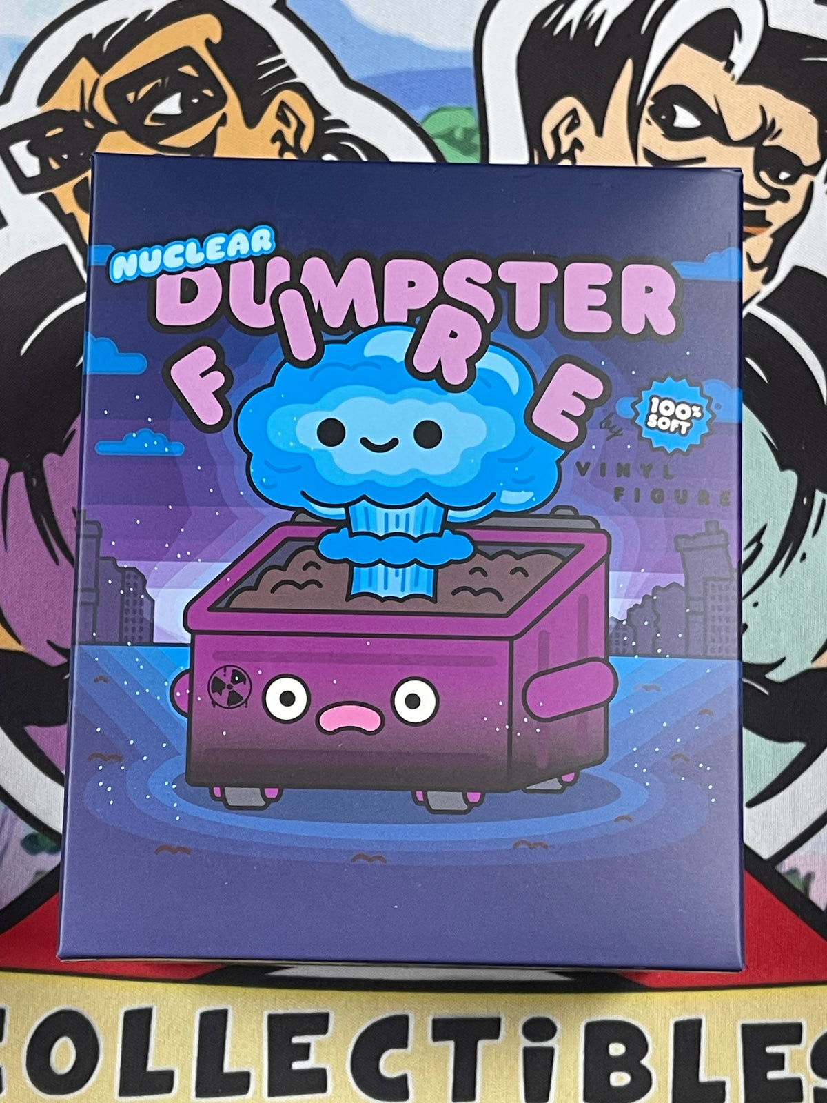 Nuclear Dumpster Fire (Biohazard Blue)- 100% Soft Vinyl Figure (Entertainment Earth Exclusive- 500PCS)
