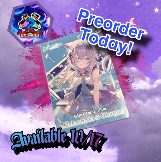 *Pre-Order* Hololive Official Card Game- Start Deck- Blue Nekomata Okayu (English)