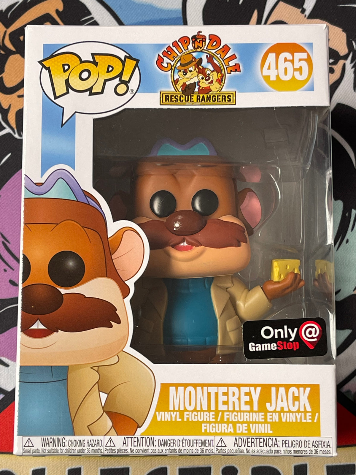 Pop Rescue Rangers Monterey Jack (Chip n Dale: Rescue Rangers)- Funko Pop! #465 (GameStop ...
